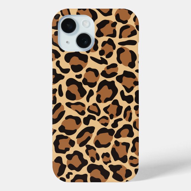 Leopard Seamless Pattern Case-Mate iPhone Case (Back)