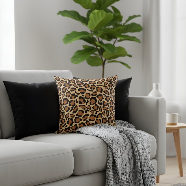 Leopard Seamless Pattern Cushion (Creator Uploaded)