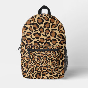 Leopard Seamless Pattern Printed Backpack
