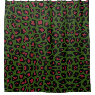 Leopard Seamless Pattern Shower Curtain