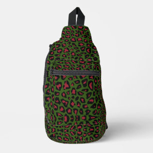 Leopard Seamless Pattern Sling Bag