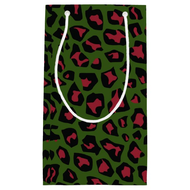 Leopard Seamless Pattern  Small Gift Bag (Front)