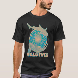 Leopard Shark Whitetip Reef Shark Maldives Diving T-Shirt