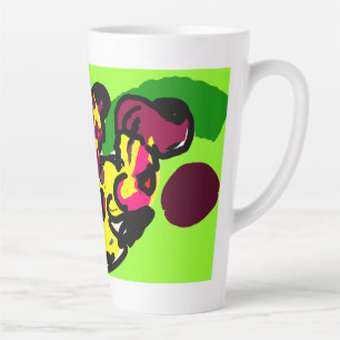 Leopard shine  latte mug