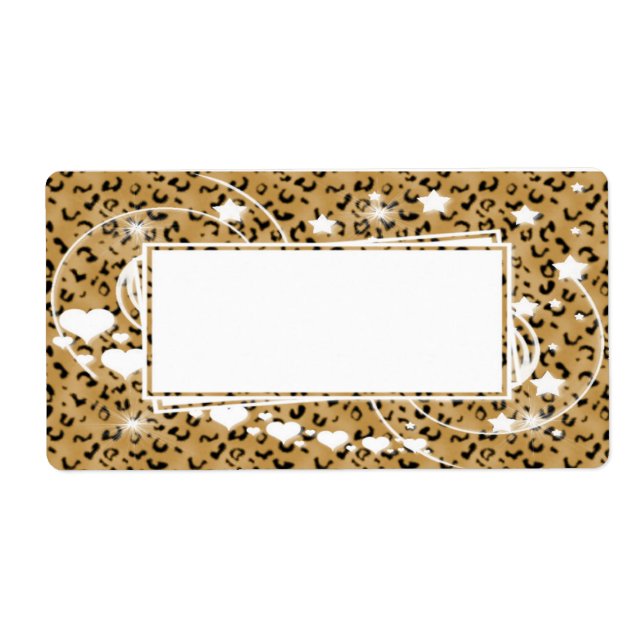 Leopard Shooting Hearts and Stars (Front)