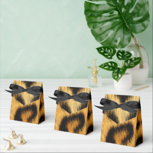 Leopard Skin Animal Print Favour Box