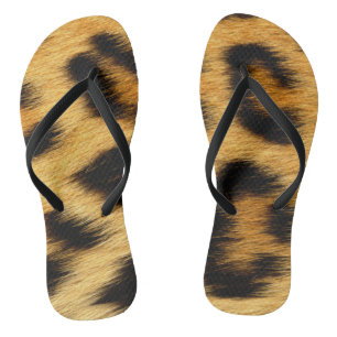 Leopard Skin Animal Print Jandals