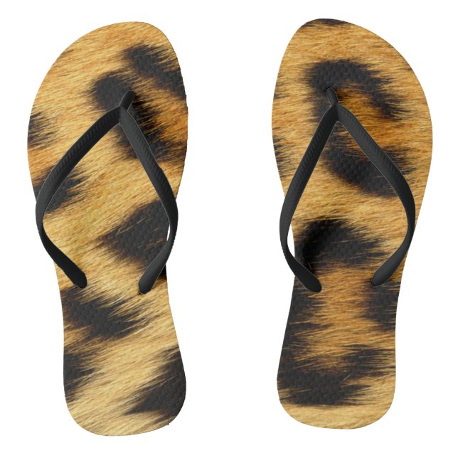 Leopard Skin Animal Print Jandals (Footbed)