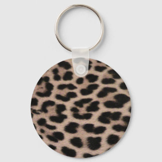 Leopard Skin background Key Ring