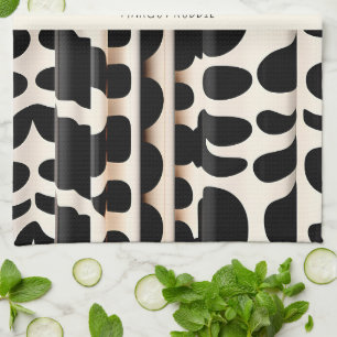 Leopard skin Beige Modern Pattern Tea Towel