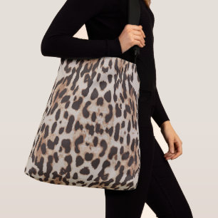 Leopard Skin Cross-Body Big Bag