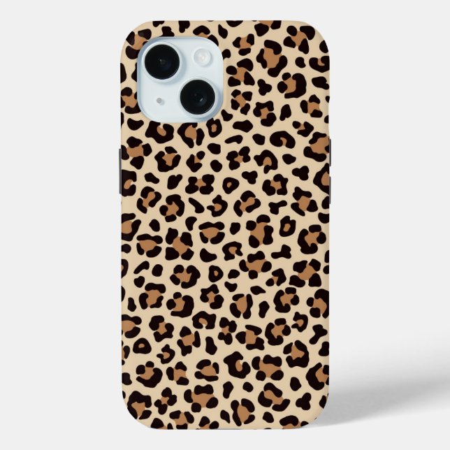 Leopard Skin Fur Pattern Case-Mate iPhone Case (Back)