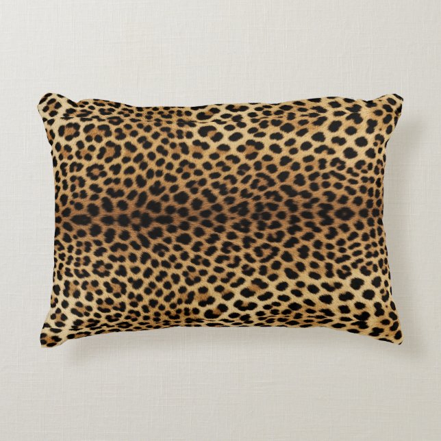 Leopard Skin Pattern Decorative Cushion (Front)