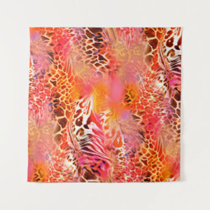leopard skin pattern fabric leopard,abstract,anima tapestry