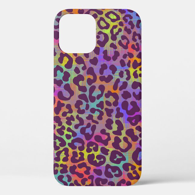 Leopard skin pattern. Repeating seamless animal ba Case-Mate iPhone Case (Back)