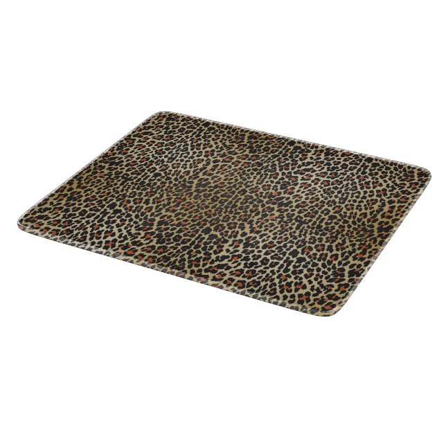 Leopard Skin Print Cutting Board (Corner)