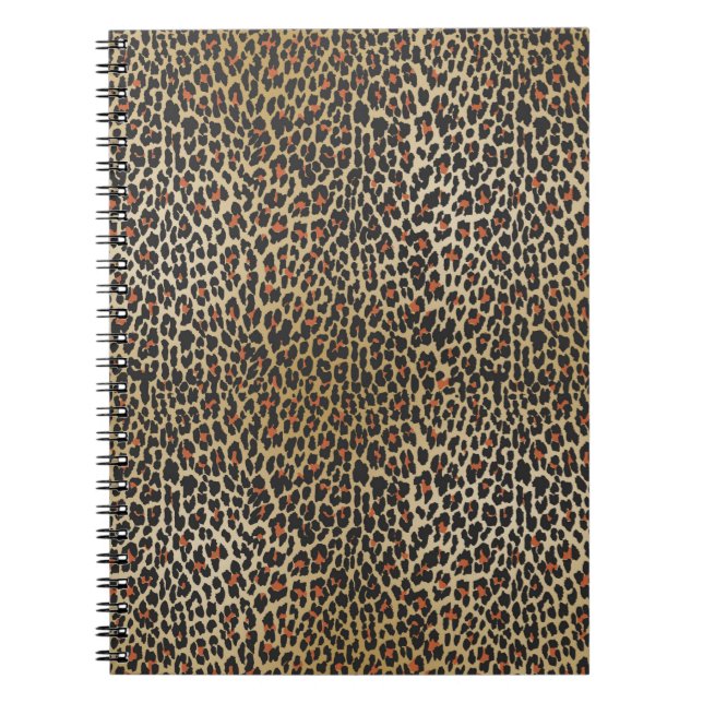 Leopard Skin Print Notebook (Front)