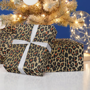 Leopard Skin Print Wrapping Paper
