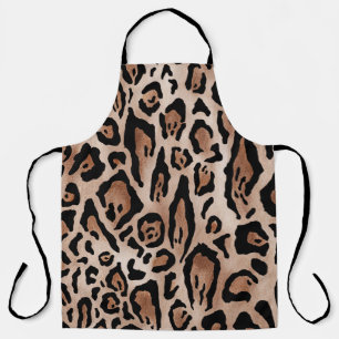 Leopard skin: seamless pattern. apron