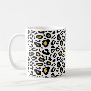Leopard skin seamless pattern coffee mug