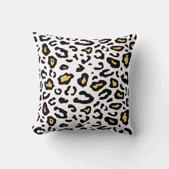 Leopard skin seamless pattern cushion (Front)
