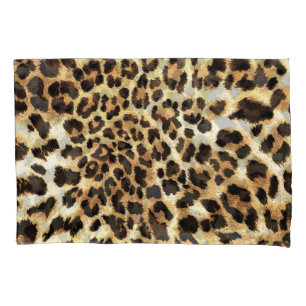 Leopard skin, seamless pattern design. pillowcase