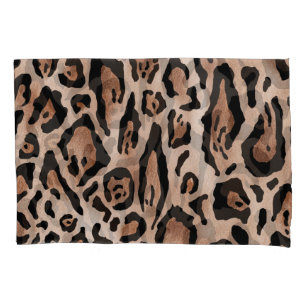 Leopard skin: seamless pattern. pillowcase