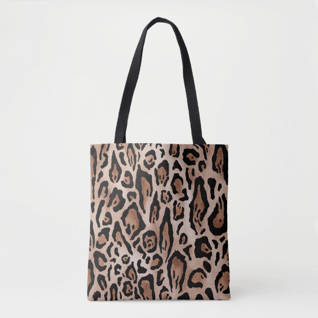 Leopard skin: seamless pattern. tote bag (Front)