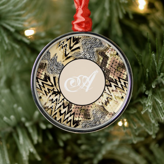 leopard skin, snake metal tree decoration (Tree)