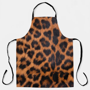 Leopard skin texture : Close-up leopard spot patte Apron