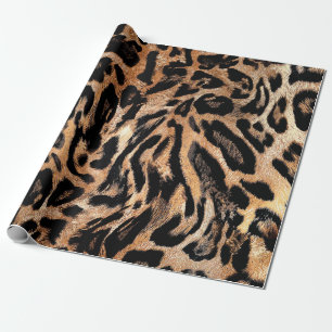 Leopard skin texture wrapping paper
