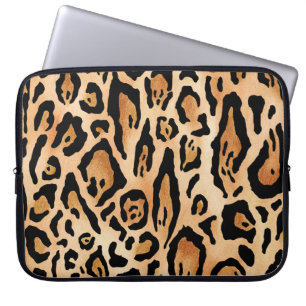 Leopard Skin: Timeless Seamless Pattern Laptop Sleeve