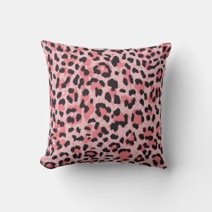 Leopard skin: vintage seamless texture cushion