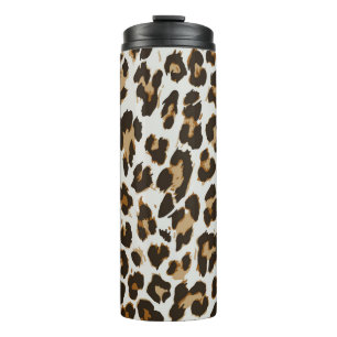 Leopard Skin: Vintage Seamless Texture Thermal Tumbler
