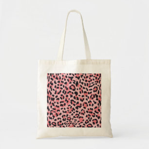 Leopard skin: vintage seamless texture tote bag