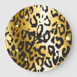 Leopard Skin Wall Clock