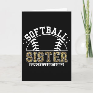 Leopard Softll Sister Supportive But Bored Softll Card