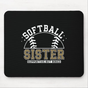 Leopard Softll Sister Supportive But Bored Softll  Mouse Pad