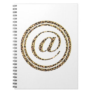 Leopard @ spiral notebook