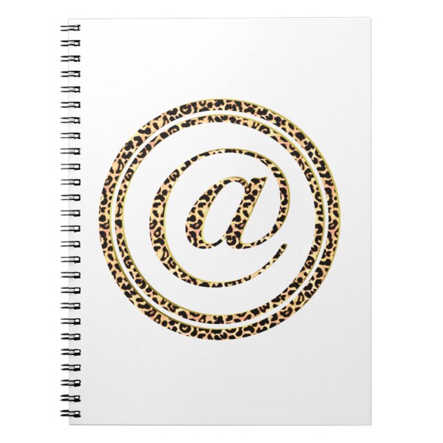 Leopard @ spiral notebook (Front)