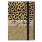 Leopard Spot Gold Glitter Rhinestone PHOTO PRINT