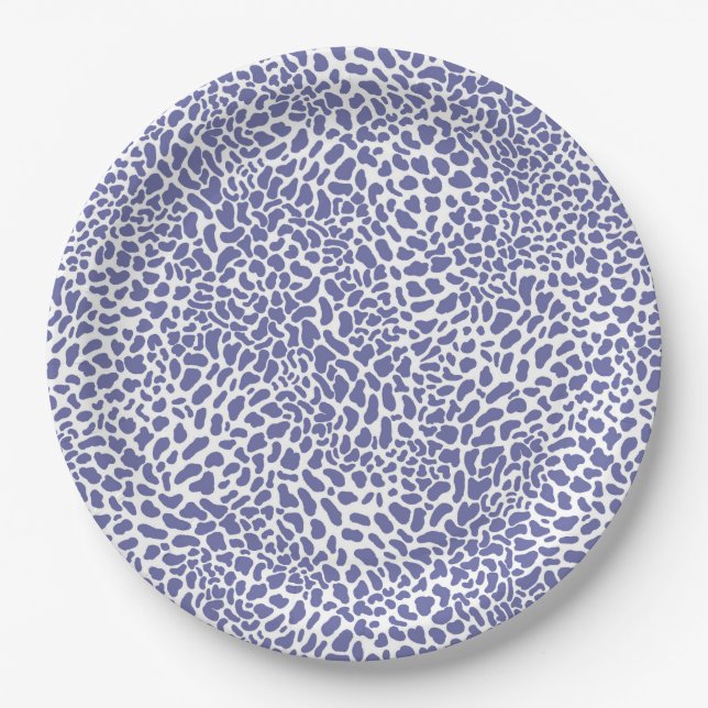 Leopard Spot Pattern Paper Plate (Front)