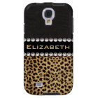 Leopard Spot Rhinestone Diamonds Monogram PHOTO