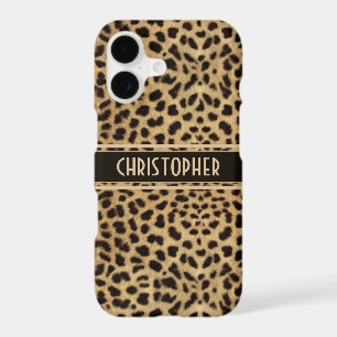 Leopard Spot Skin Print Personalised Case-Mate iPh