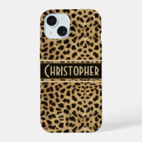 Leopard Spot Skin Print Personalised Case-Mate iPh