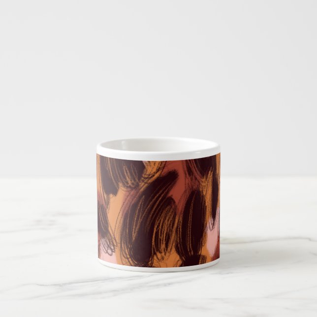 Leopard Spots African Animal Pattern Espresso Cup (Front)