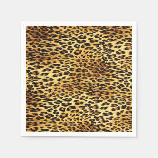 Leopard Spots Camouflage Pattern Painting Napkin