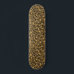 Leopard Spots Gold Fur Jaguar Pattern Skateboard<br><div class="desc">This design may be personalised by choosing the customise option to add text or make other changes. If this product has the option to transfer the design to another item, please make sure to adjust the design to fit if needed. Contact me at colorflowcreations@gmail.com if you wish to have this...</div>