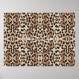 Leopard Spots Pattern Thunder_Cove Poster