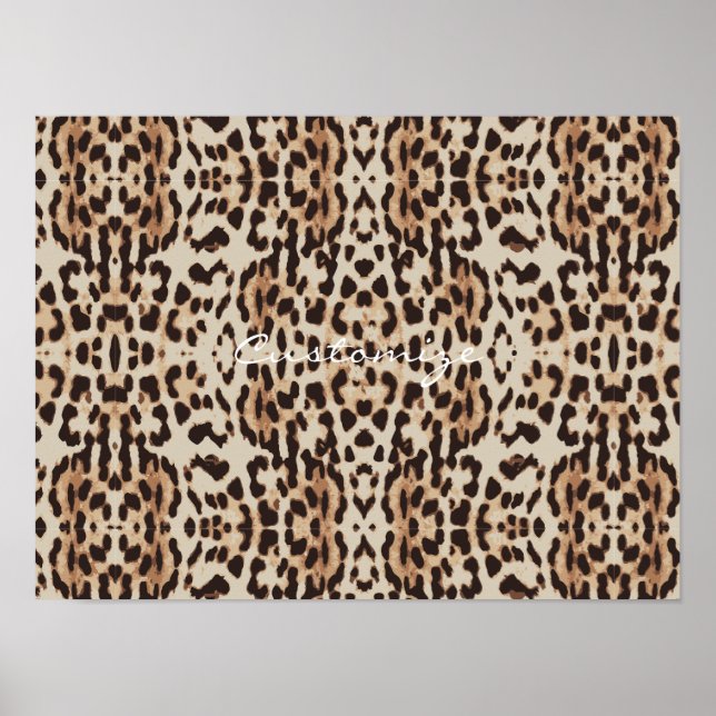 Leopard Spots Pattern Thunder_Cove Poster (Front)